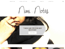 Tablet Screenshot of niminotes.com